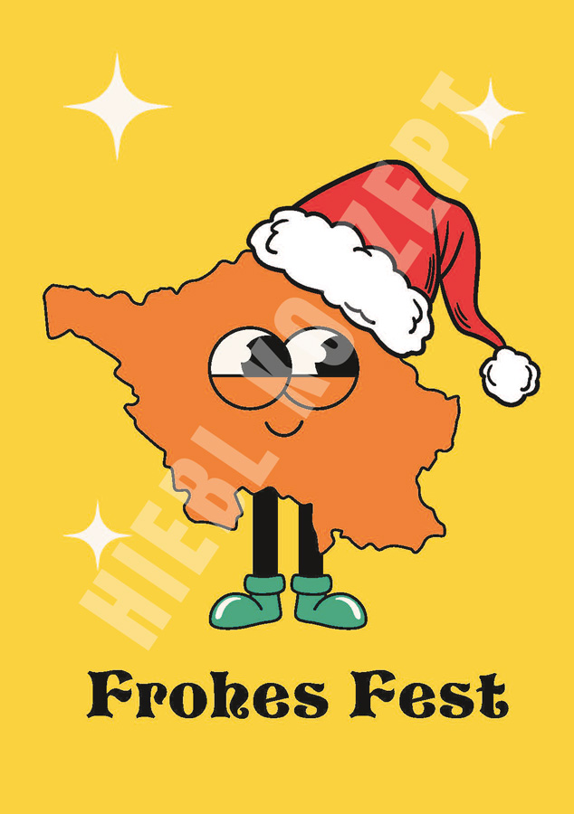Saarland Weihnachtskarte Werbemittel