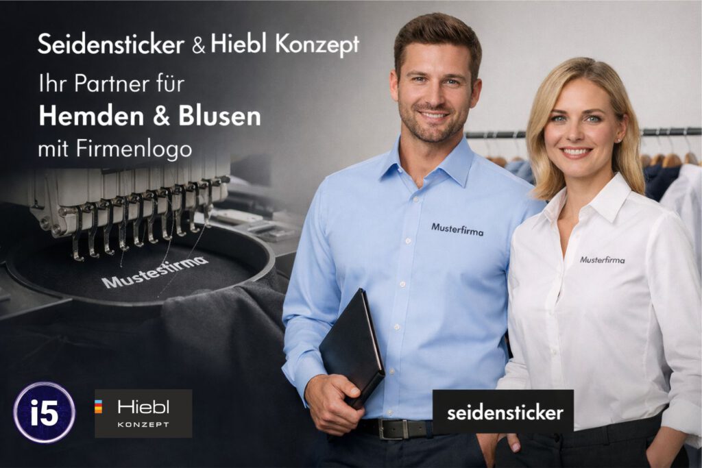 Frau und Mann mit Seidensticker Blusen von Hiebl-Konzept